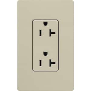 Claro 20 Amp Duplex Outlet, Clay (SCR-20-CY)