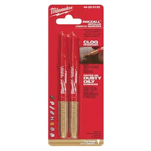 Milwaukee 48-22-3161 Inkzall Ultra Fine Point Red Pens (12 Pack)