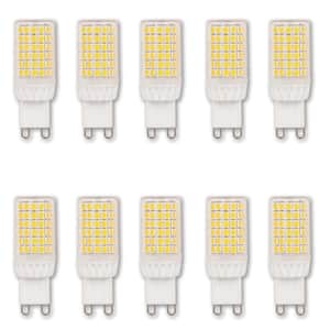 40-Watt Equivalent G9 Dimmable Clear LED Light Bulb Bright White Light (10-Pack))