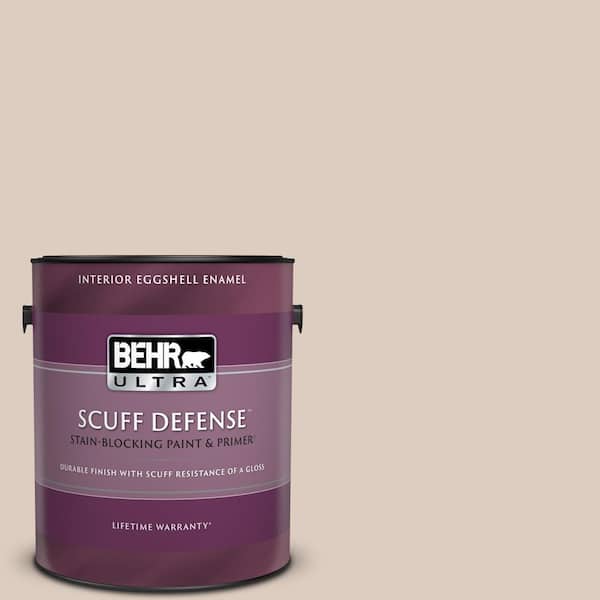 BEHR ULTRA 1 gal. #N190-2 Stonewashed Brown Extra Durable Eggshell Enamel Interior Paint & Primer
