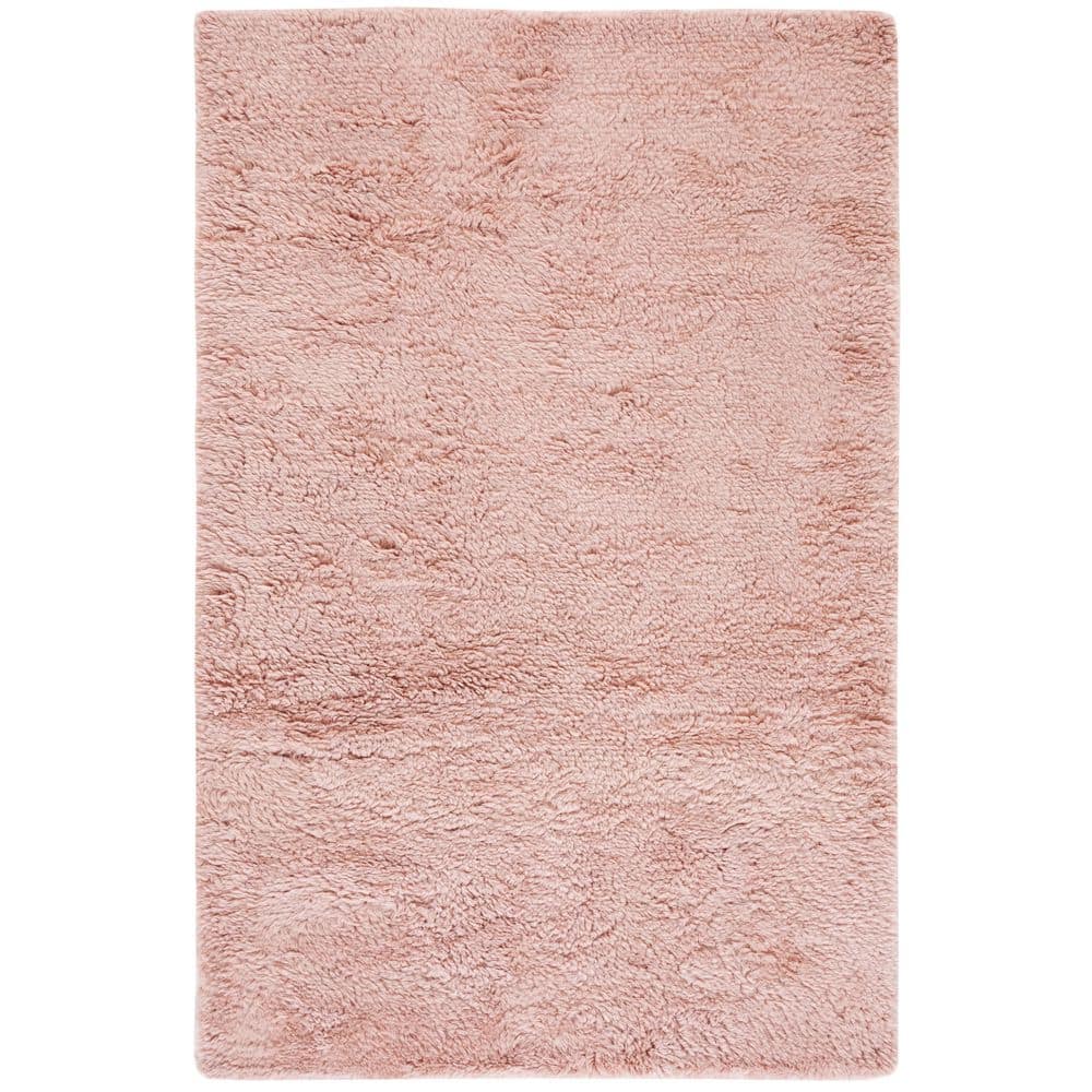 Casablanca 3 ft. x 5 ft. Pink Flokati Solid Color Area Rug price history on PriceWatchPro