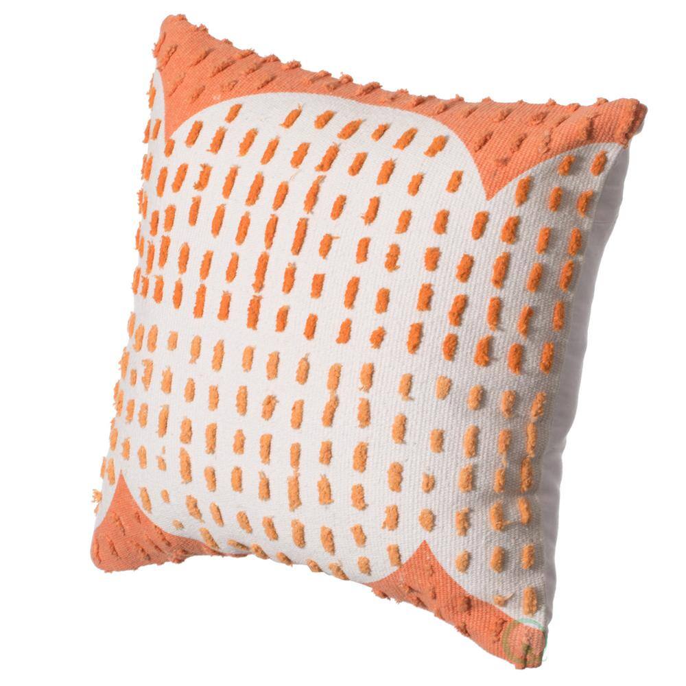 Coral throw online pillows