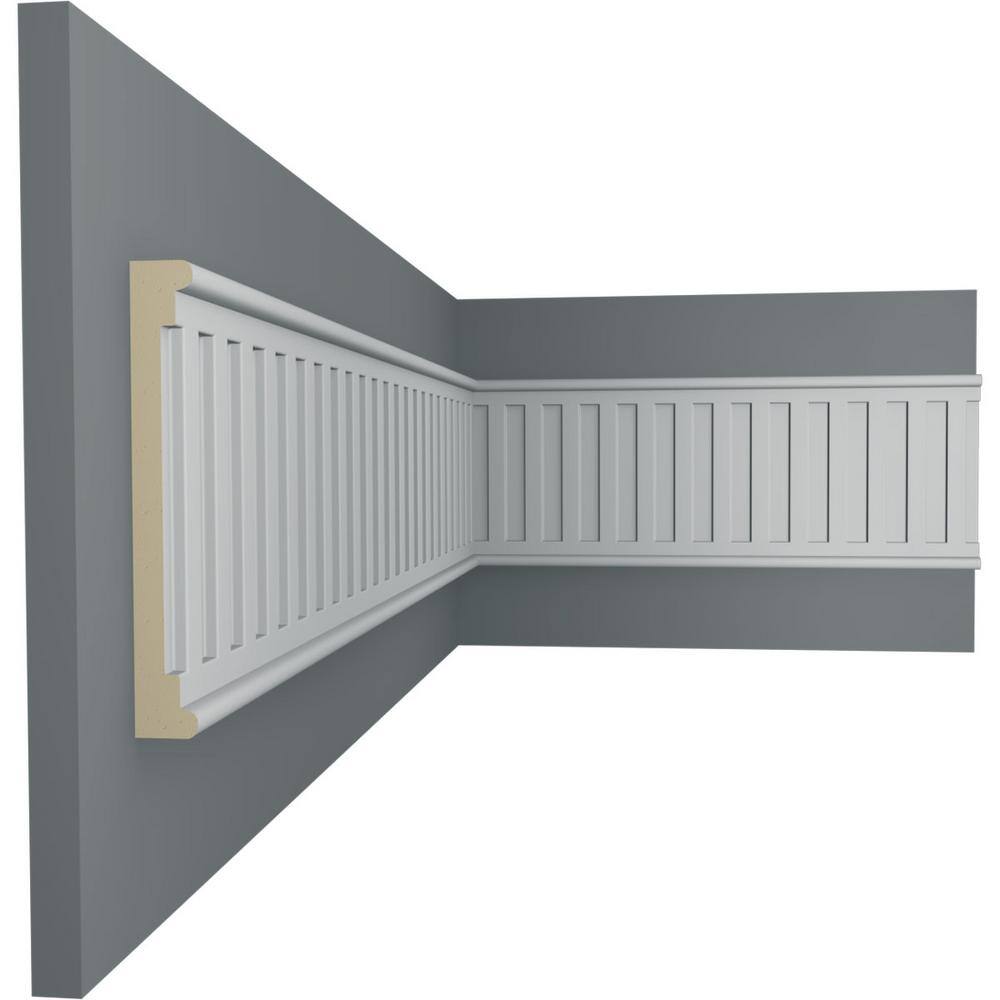 Nevio 3.63'' H x 95.75'' W x 0.5'' D Urethane Chair Rail