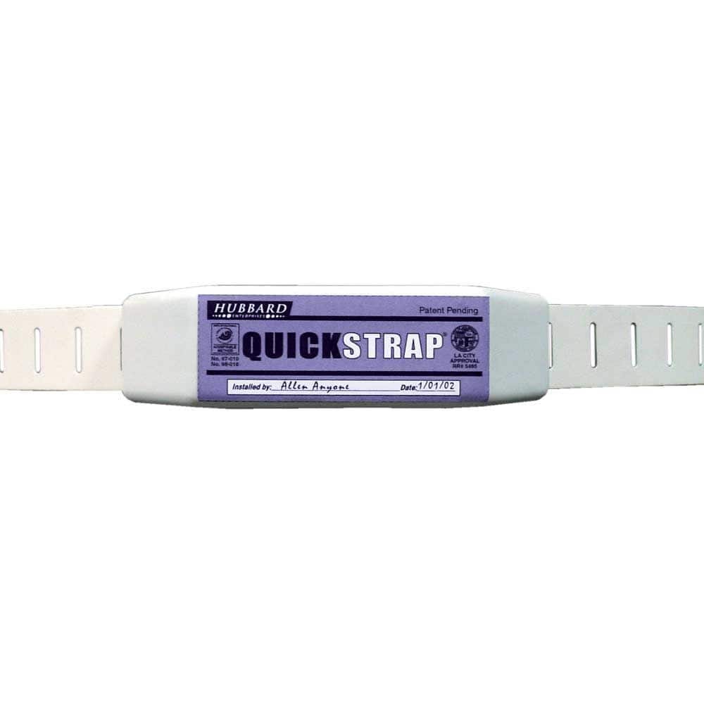 Supportsup To 80 gallon Water Heaters by Holdrite Corporation/Quick Str HoldRite Quickstrap QS-50-D Powder-Coated Steel Water Heater Strap Supportsup To 80 gallon Water Heaters by Holdrite Corporation/Quick Str HoldRite Quickstrap QS-50-D Powder-Coated Steel Water Heater Strap