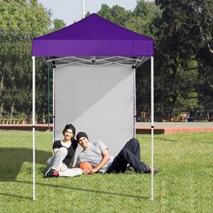 EAGLE PEAK 5 ft. x 5 ft. Pop Up Canopy with 1 Removable EAGLE PEAK 5 ft. x 5 ft. Pop Up Canopy with 1 Removable