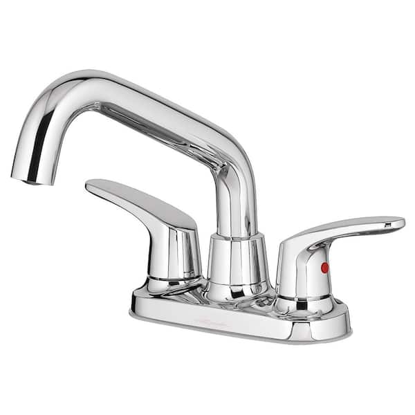Colony Pro 2-Handle Utility Faucet with Hose End in Polished Chrome