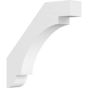3"W x 18"D x 18"H Standard Aspen Architectural Grade PVC Knee Brace