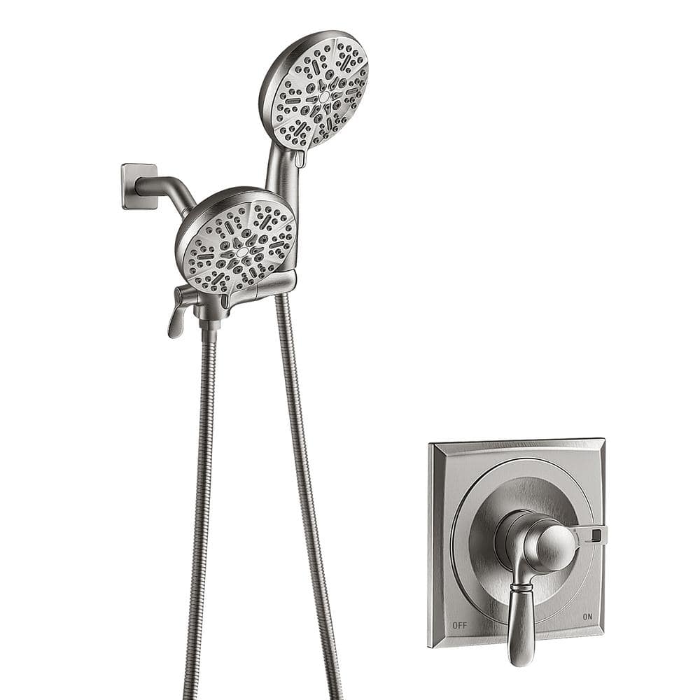 Single Handle 7 -Spray Shower Faucet 2.5 GPM 4.9 in. with Pressure Balance,