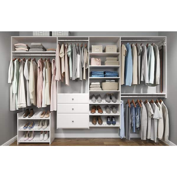 Installed Walk-In Wood Closet Organization System HDINSTWIWCOS - The Home  Depot