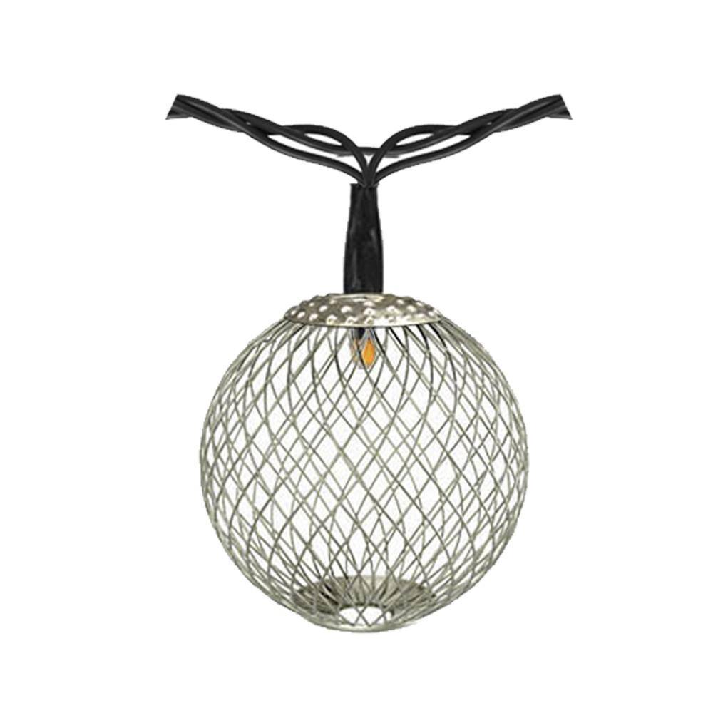 Westinghouse 10Light 12 ft. Silver Globe Integrated LED String Light