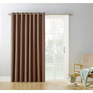 Barley Thermal Extra Wide Blackout Curtain - 100 in. W x 84 in. L