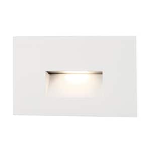 Line-Voltage 2-Watt White Integrated LED Outdoor Stair Light