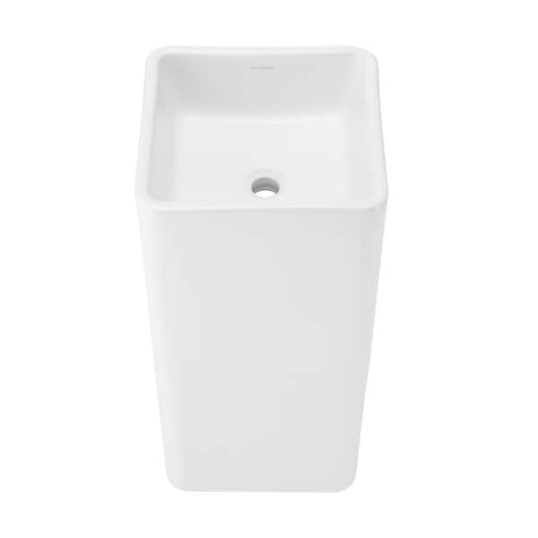 Swiss Madison Claire 15.75 in x 15.75 in Ceramic One-Piece