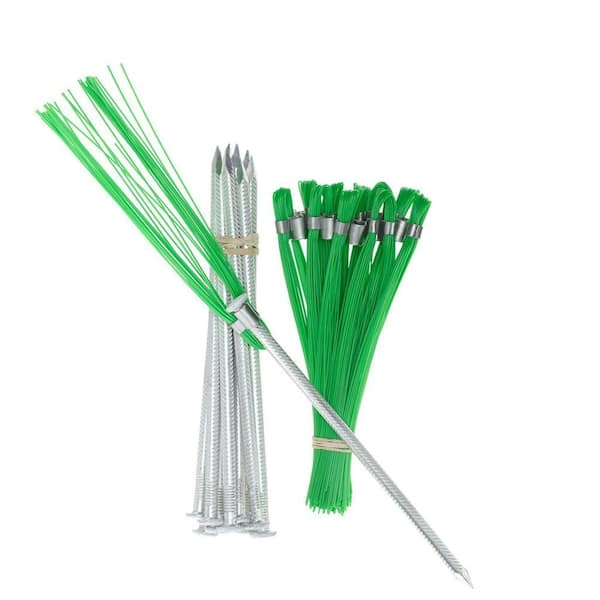 6 in. Green Ground Markers - Whiskers and Stakes (10-Pack)