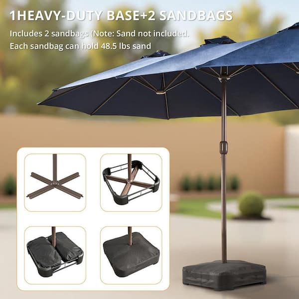 buy thatch patio umbrella GARSING 6ft Thatch Patio Umbrella in Khaki Hawaiian Style Beach Umbrella  FN-6Ft-Thatch