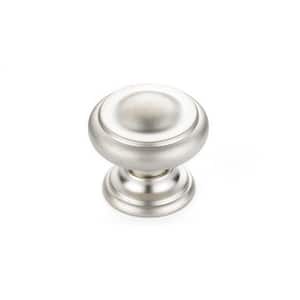 Sutton Collection 1-3/16 in. (30 mm) Matte Nickel Traditional Cabinet Knob