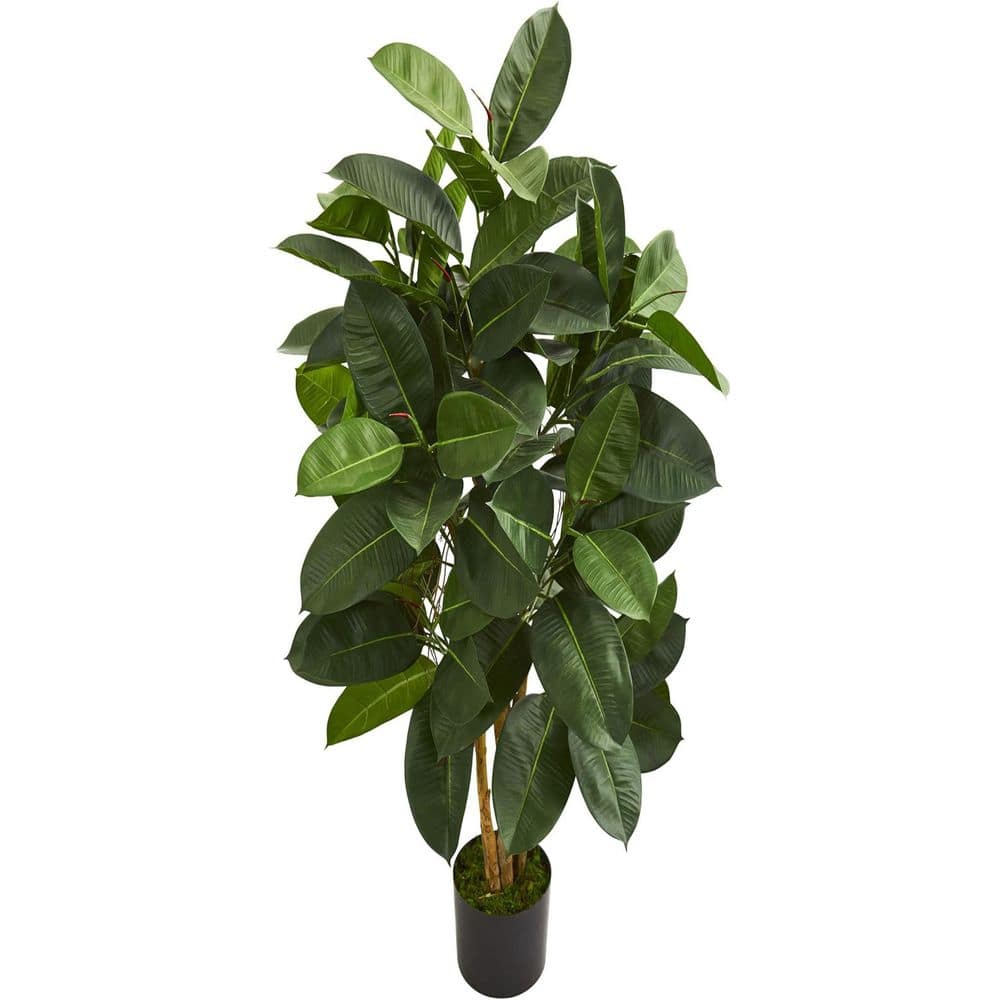 4 ft. Artificial Ficus Tree in Black Pot, Artificial Indoor Home Decor Plant price history on PriceWatchPro