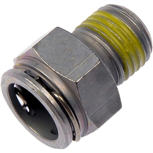 OE Solutions Transmission Line Connector With 3/8 Tube X 1/4-18 In. Thread