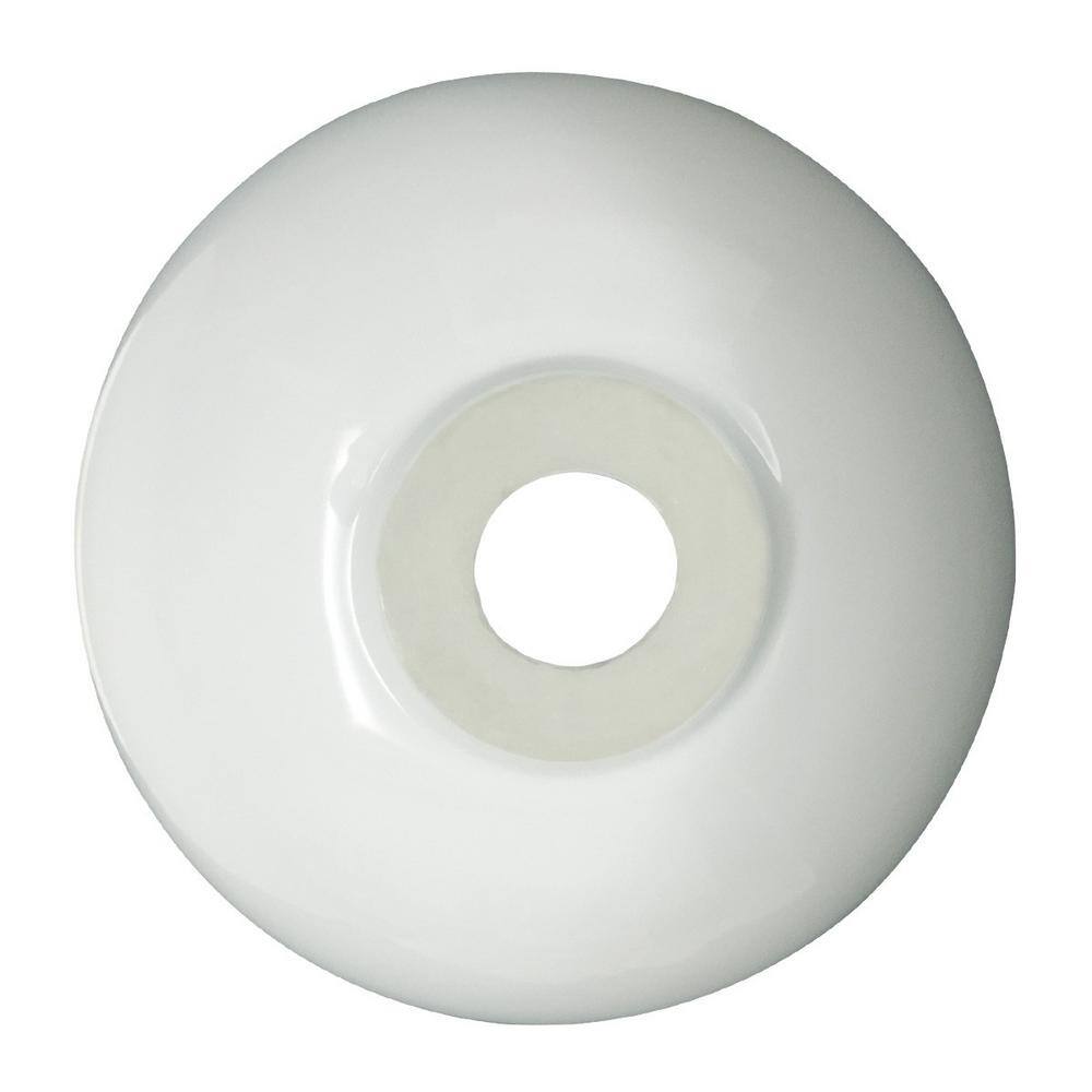White Ceramic Round Above-Counter Vessel Sink, 11.25"