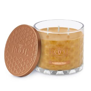 3 Wick Honeycomb Bourbon Pear Scented Jar Candle