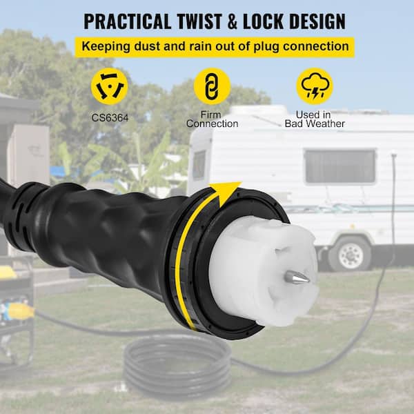 GIVIMO 15 ft. STW 50 Amp 125/250V 14-50P to CS6364 Locking