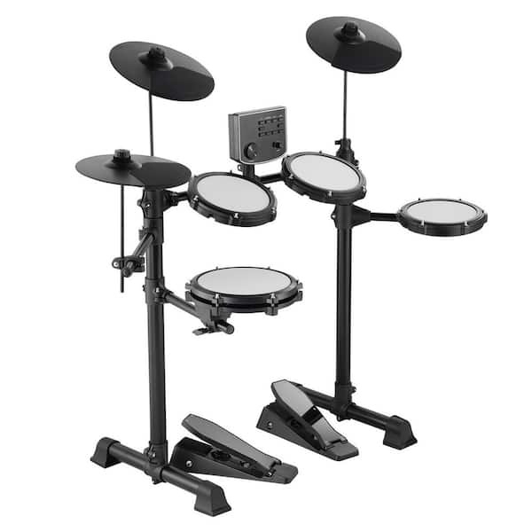 SVOPES Electric Drum Set,15 Kits and 150 Sounds,USB MIDI, 8 in. Mesh Snare, 10 in. Cymbals, Headphones and Sticks for Beginners