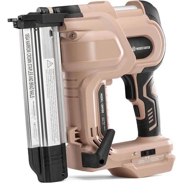 WOODSTARTER Cordless 2-in-1 Nail Gun & Staple Gun, 18GA, 400 Nails, Compatible with Makita Battery, Tool Only