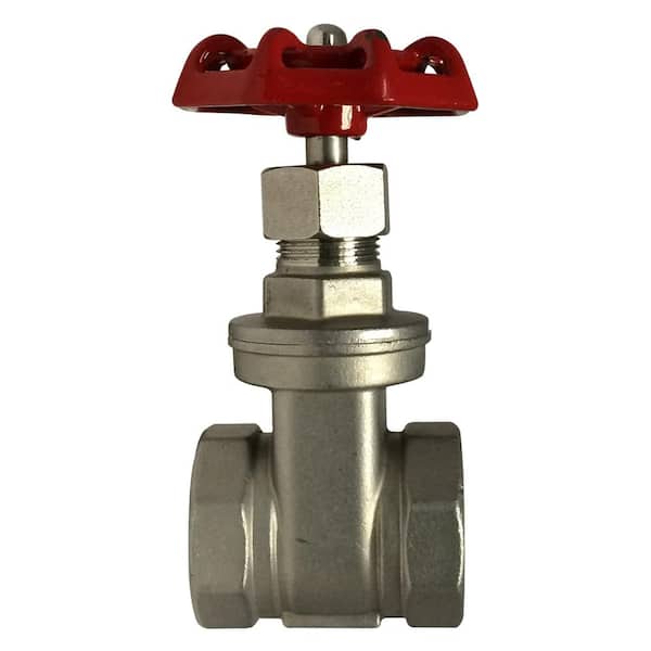 Anderson Metals 1/2 in. x 1/2 in. 316 Grade Stainless Steel Gate Valve