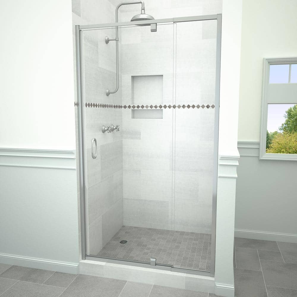 Tile Redi Redi Swing 5100 36 In. W X 72 In. H Framed Pivot Shower Door ...