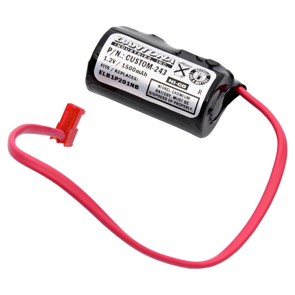 1.2-Volt NICAD 1500 mAh Emergency Lighting Battery ELB-0320