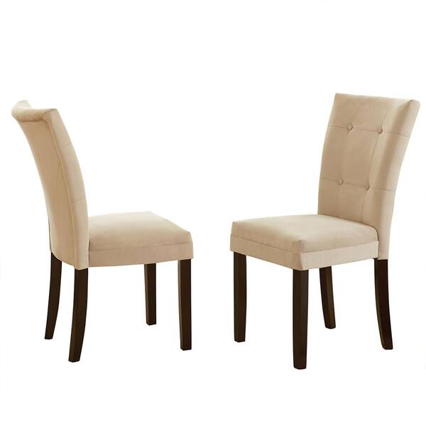 Steve Silver Company Matinee Beige Parsons Chair (Set of 2)