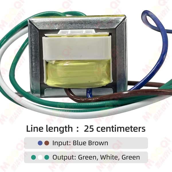 Yichuhaoxi Replacement Transformer 120V AC to 6V-0V-6V 12V Output