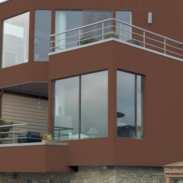 BEHR - 5 gal. #S190-7 Toasted Pecan Flat Interior/Exterior Masonry, Stucco and Brick Paint