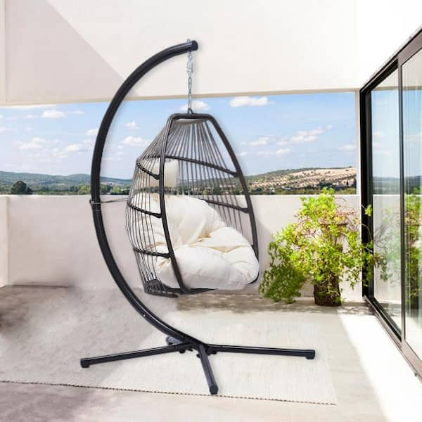 rattan indoor swing