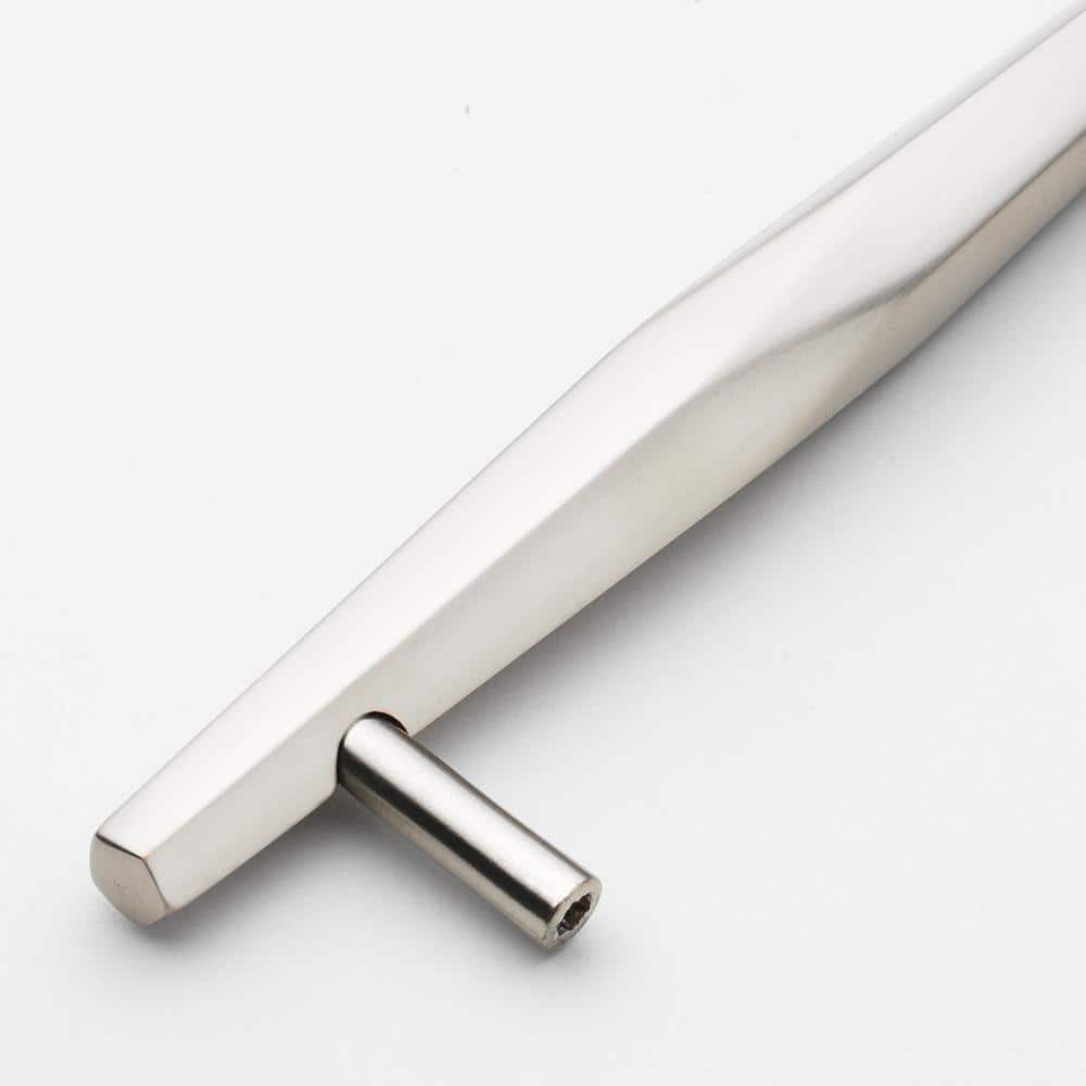 7-inch Brushed Nickel Faceted Cabinet Bar Pull