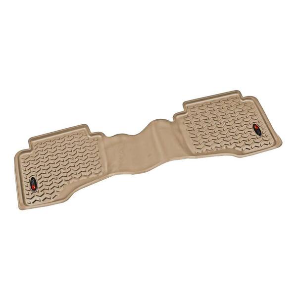 Rugged Ridge Floor Liner Rear 1-Piece Tan 05-10 Jeep Gr and Cherokee/06-10 Comm and ER