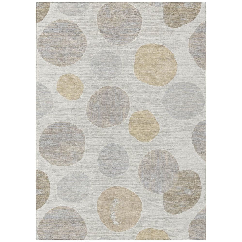 Chantille Machine Washable Indoor/Outdoor Abstract ACN3056 Ivory 8 ft. x 10 ft. Area Rug price history on PriceWatchPro