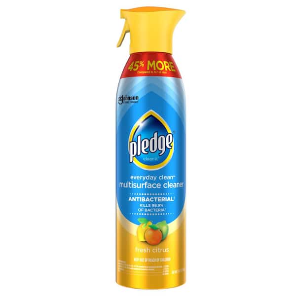 Pledge 14.2 oz. Fresh Citrus Antibacterial All-Purpose Cleaner Spray (2-Pack)