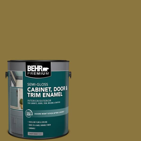 BEHR PREMIUM 1 gal. #M310-7 Valley Vineyards Semi-Gloss Enamel Interior/Exterior Cabinet, Door & Trim Paint
