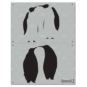 Penguins 2 Layer Stencil