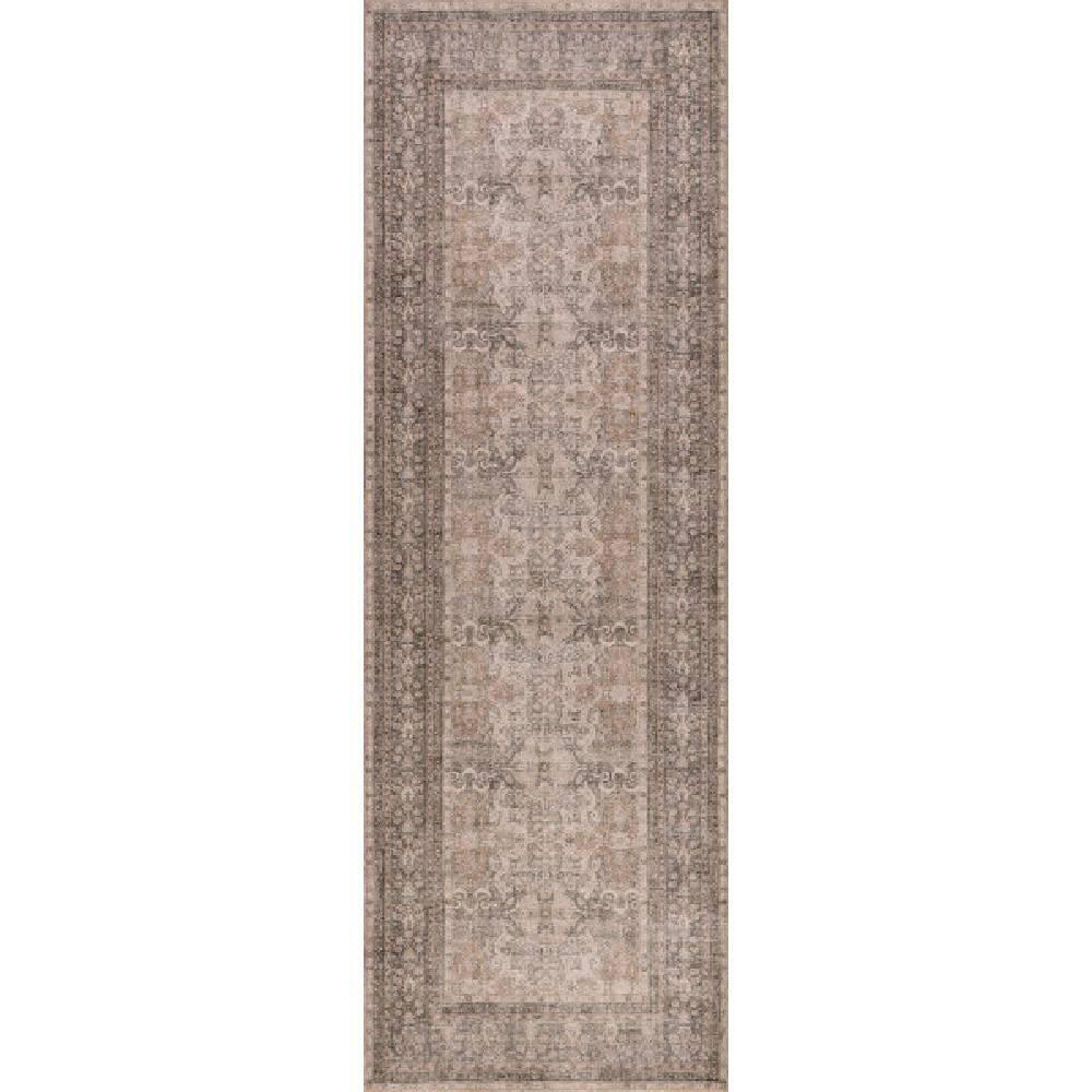 2 ft. 8 in. x 8 ft. Else Dark Beige Hillstone Collection Traditional Vintage Medallion Runner Rug price history on PriceWatchPro