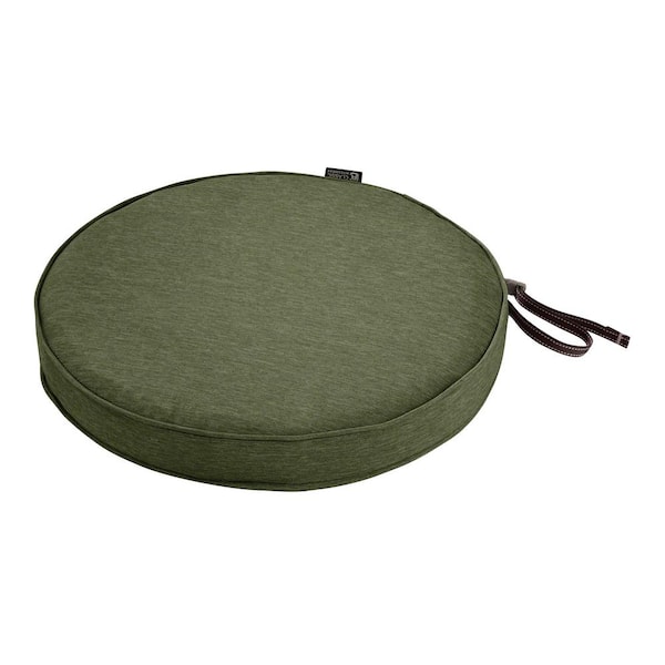 Classic Accessories Montlake Fade Safe Heather Fern 15 in. Round Outdoor Seat Cushion