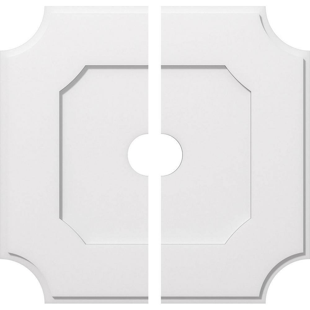 1 in. P X 16-3/4 in. C X 28 in. OD X 4 in. ID Locke Architectural Grade PVC Contemporary Ceiling Medallion, Two Piece price history on PriceWatchPro