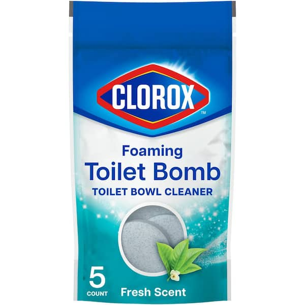 Clorox Foaming Toilet Bomb Fresh Scent Toilet Bowl Cleaner (5 