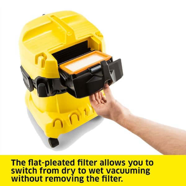 Karcher WD 4 Multi-Purpose 5.3 Gal. Wet/Dry Shop Vacuum Cleaner