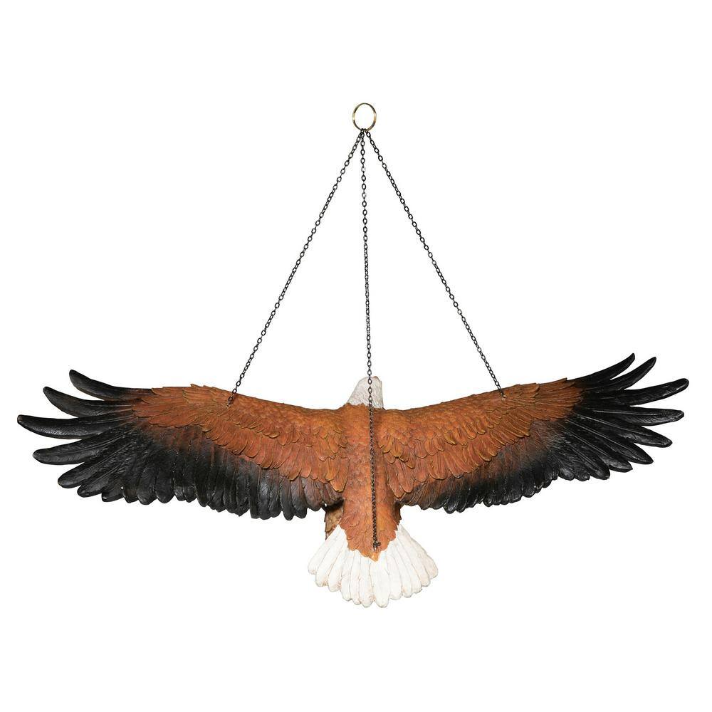 Flight of Freedom Resin Eagle Statue in Multicolor