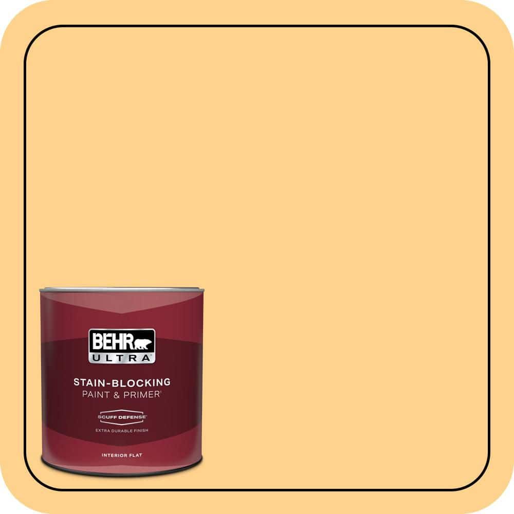 1 qt. #300B-5 Honey Bird Extra Durable Flat Interior Paint & Primer price history on PriceWatchPro