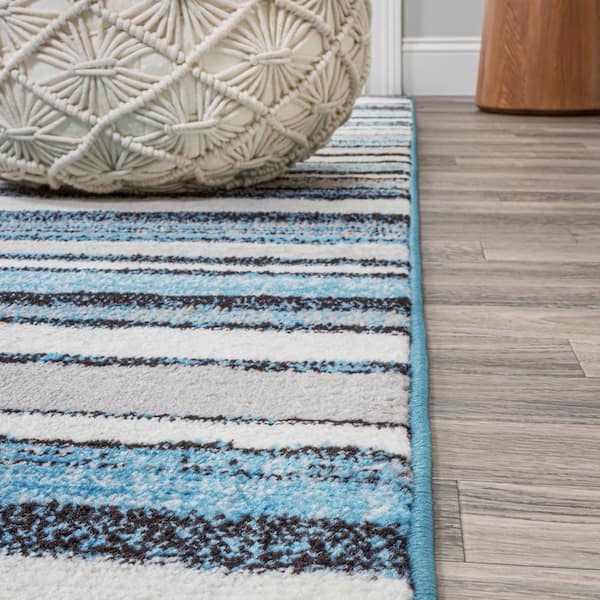 Anti Fatigue Grey Blue Boho Kitchen Runner Rug Padded Rubber Cushioned –  Joanna Home