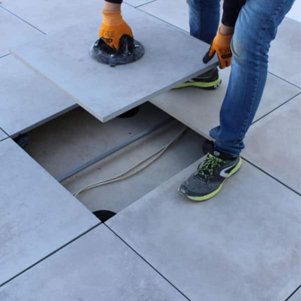 The Tile Doctor 914645-24 Plastic Adjustable Pedestal for Tile and Paver Pedestal System Adjusts 2.25-5.25