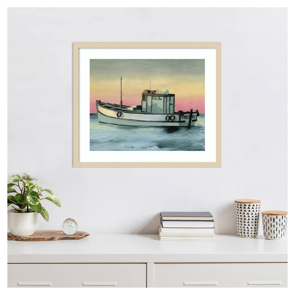 Golden Hour Casting II Coastal Framed Giclee Print